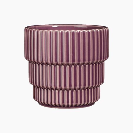 Cache-pot CELLA coloris mauve