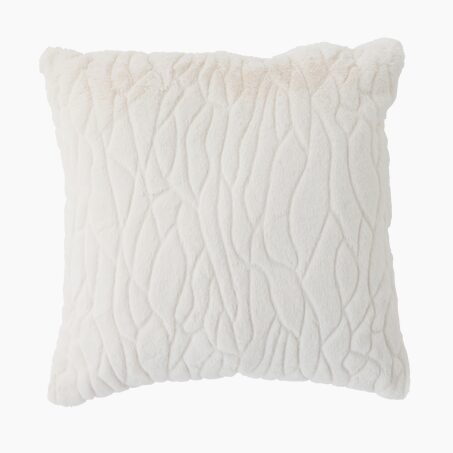 Coussin FILAE coloris blanc 45 x 45 cm