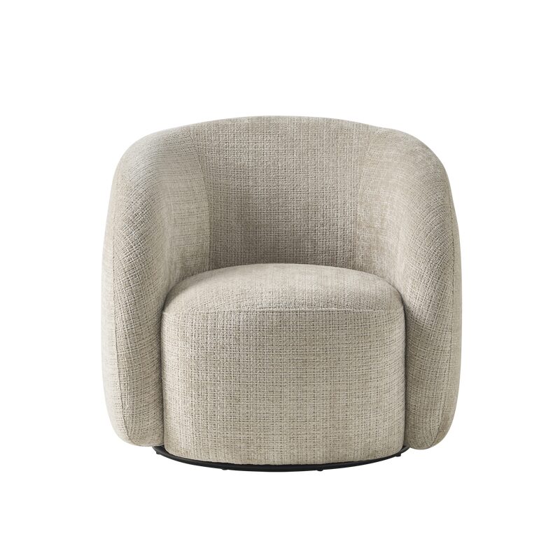 Fauteuil pivotant ARLO coloris beige