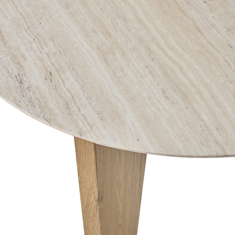 Table basse CAROLE coloris travertin