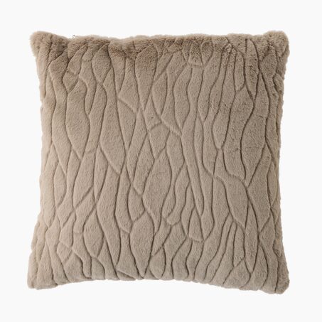 Coussin FILAE coloris gris 45 x 45 cm