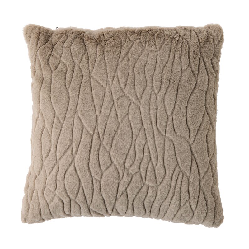 Coussin FILAE coloris gris 45 x 45 cm
