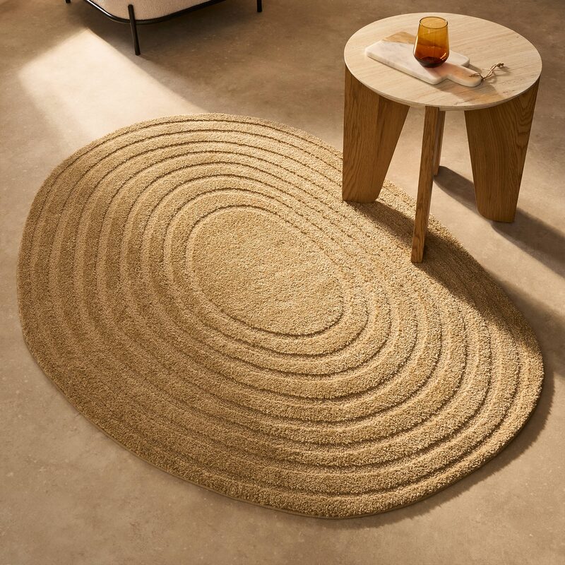 Tapis MADERA coloris beige 120 x 170 cm