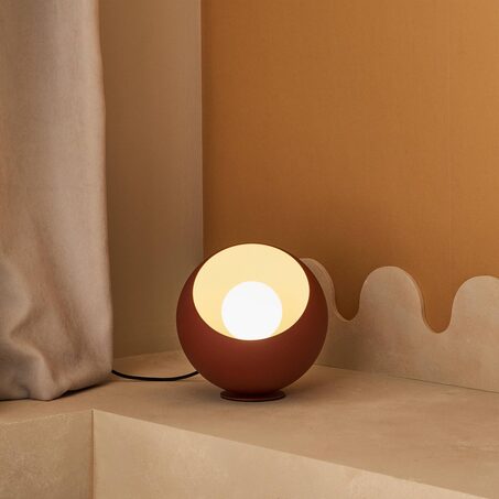 Lampe à poser DOREDOS coloris orange 20 x 20 cm