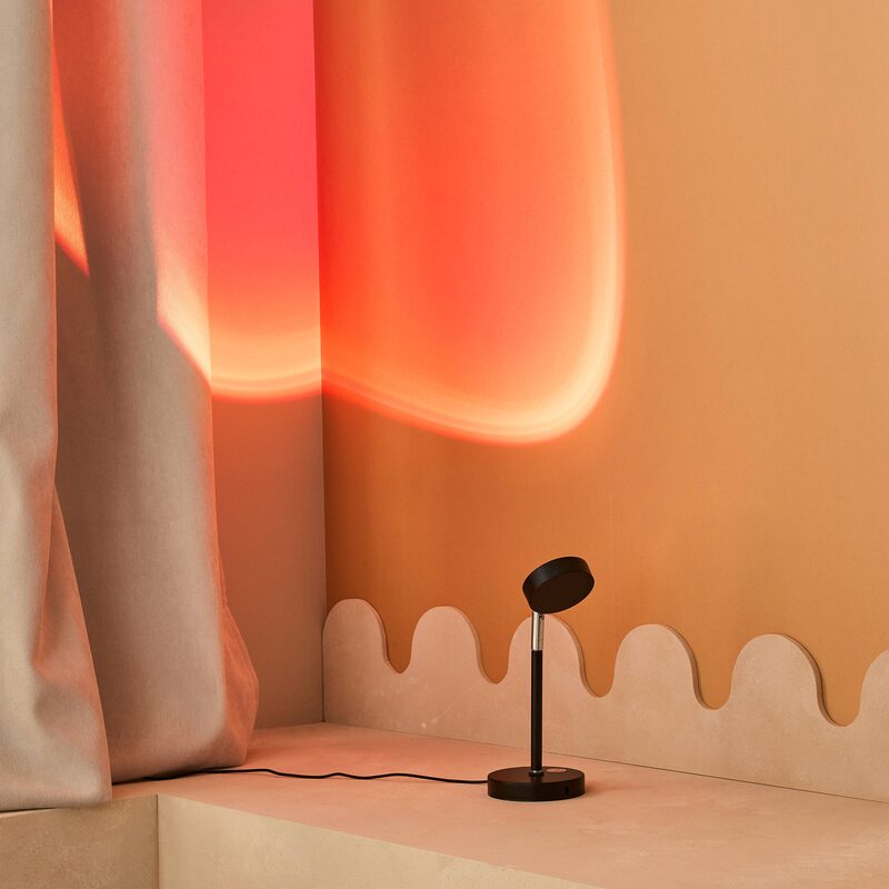 Lampe de luminothérapie COUCHER DE SOLEIL coloris noir