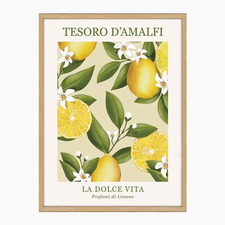 4MURS Tableau CITRONS VINTAGE coloris jaune