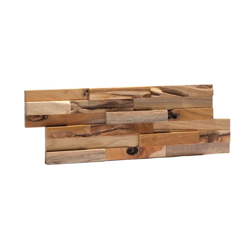 Plaque murale en bois ULTRAWOOD TEAK BOLOGNA coloris marron