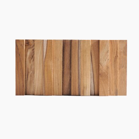 Plaque murale en bois ULTRAWOOD TEAK VERTICAL marron