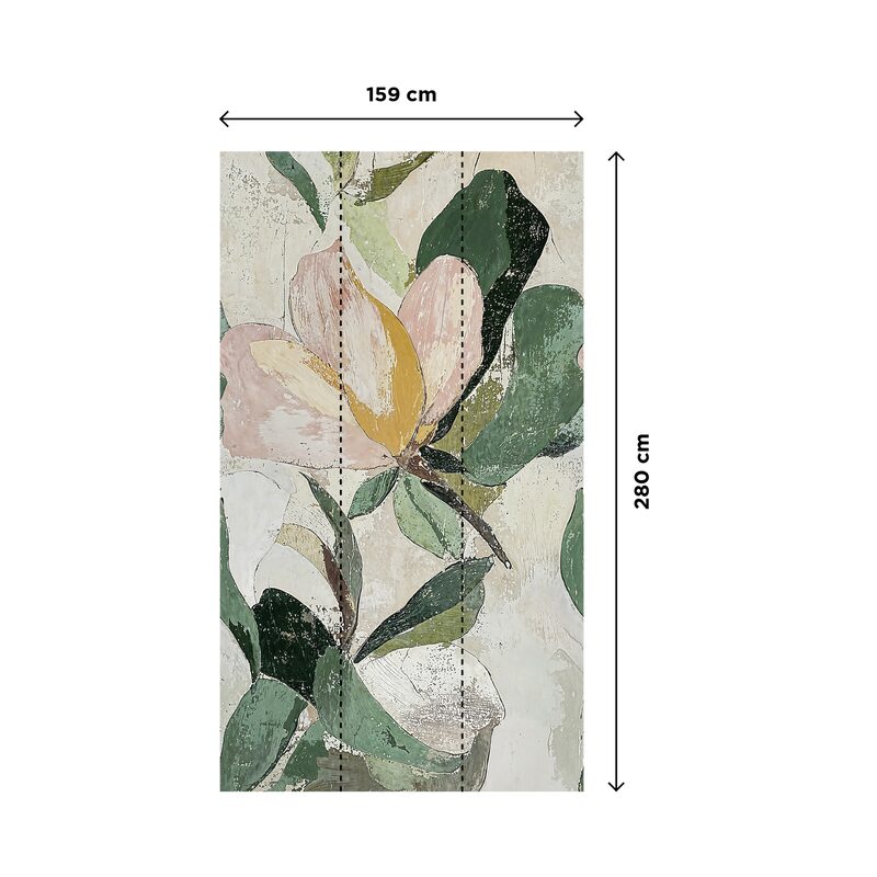 Papier peint panoramique L LUSH BLOSSOM 159 x 280 cm