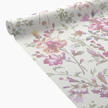CosmoLiving Papier peint intissé PETAL POETRY multicolore