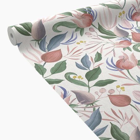 CosmoLiving Papier peint intissé STILL BLOOM multicolore