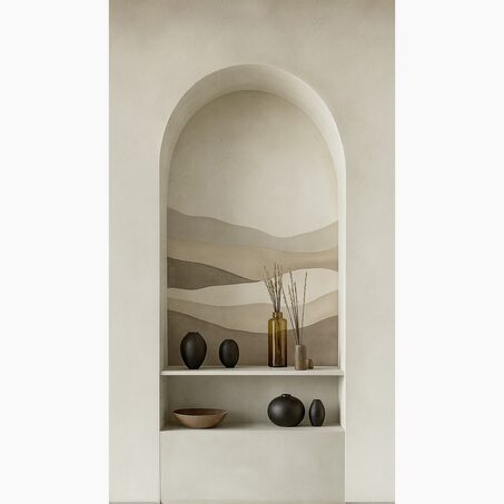 CosmoLiving Papier peint panoramique L CLAY MIRAGE 159 x 280 cm