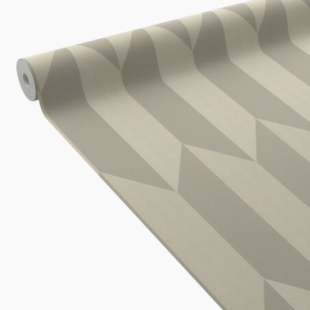 CosmoLiving Papier peint intissé GRAPHIC GROOVE argenté