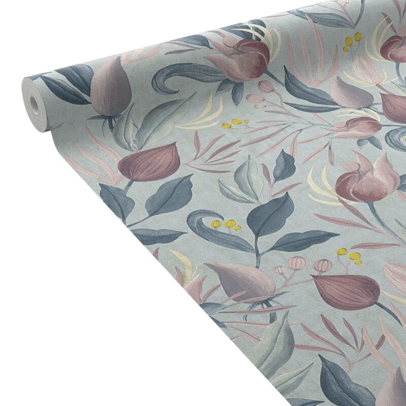 Papier peint intissé STILL BLOOM coloris multicolore