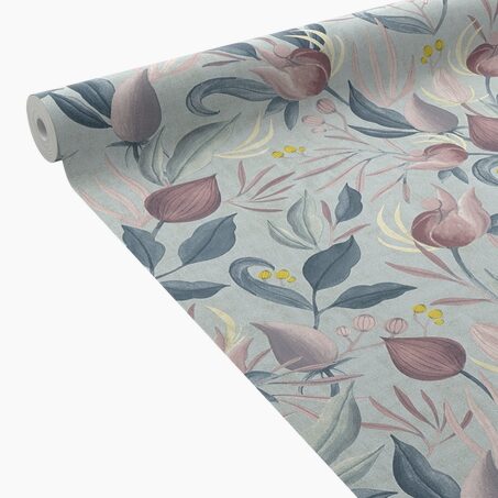 CosmoLiving Papier peint intissé STILL BLOOM multicolore