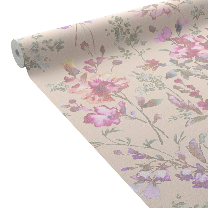 Papier peint intissé PETAL POETRY coloris multicolore