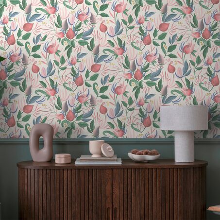 Papier peint intissé STILL BLOOM coloris multicolore