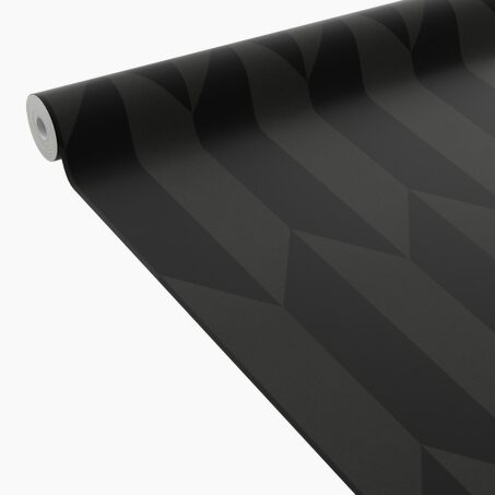 CosmoLiving Papier peint intissé GRAPHIC GROOVE noir