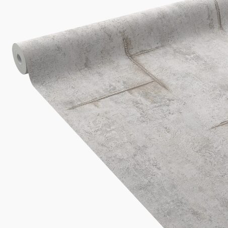 CosmoLiving Papier peint intissé GRAPHITE GROOVE Gris clair