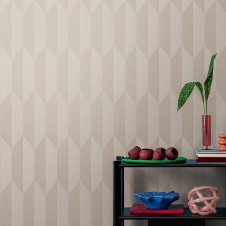 Papier peint intissé GRAPHIC GROOVE coloris blanc