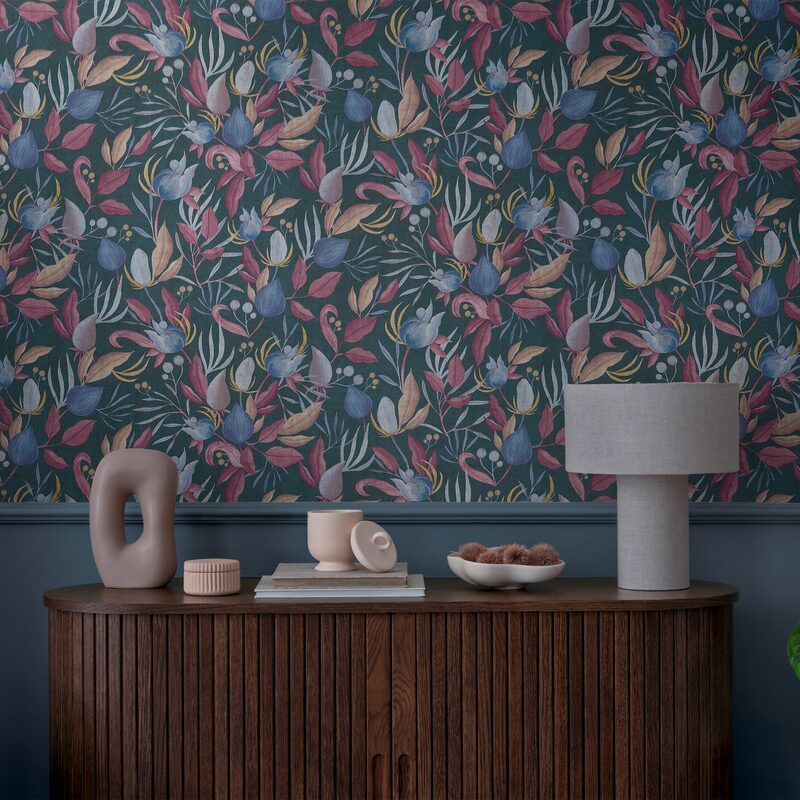 Papier peint intissé STILL BLOOM coloris multicolore