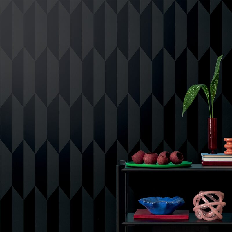 Papier peint intissé GRAPHIC GROOVE coloris noir