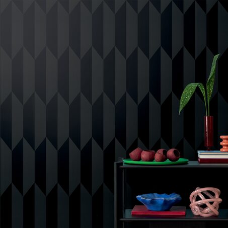 Papier peint intissé GRAPHIC GROOVE coloris noir
