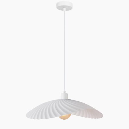 Suspension JUDY coloris blanc 11,5 x 40 cm