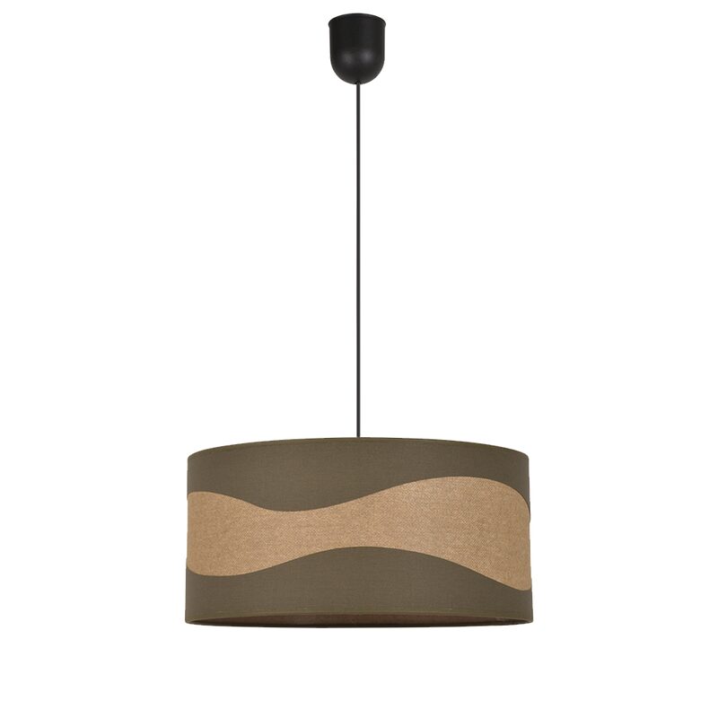 Suspension DUNE coloris Kaki et beige 18 x 38 cm