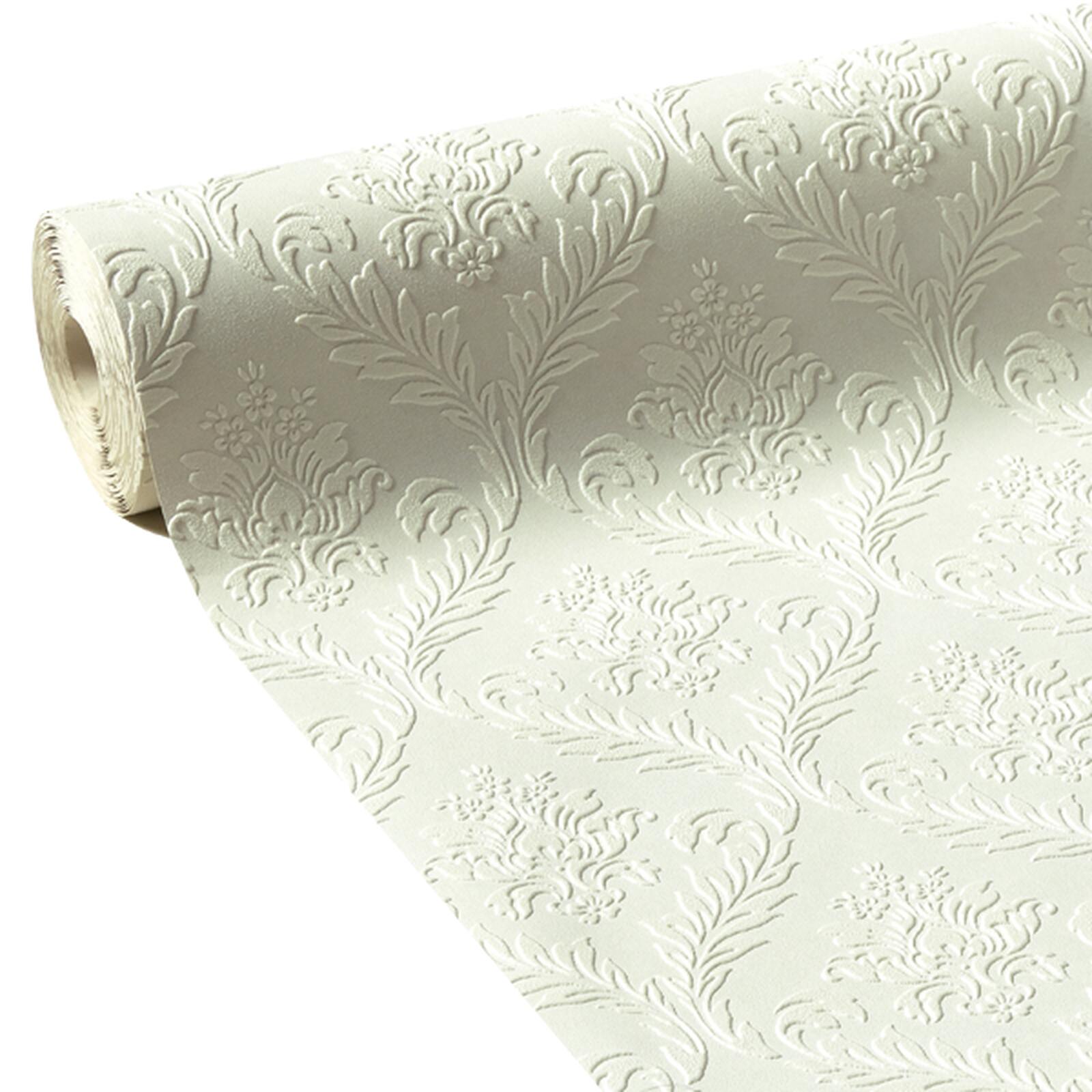 Papier peint à peindre VOLUTO coloris blanc - 4MURS