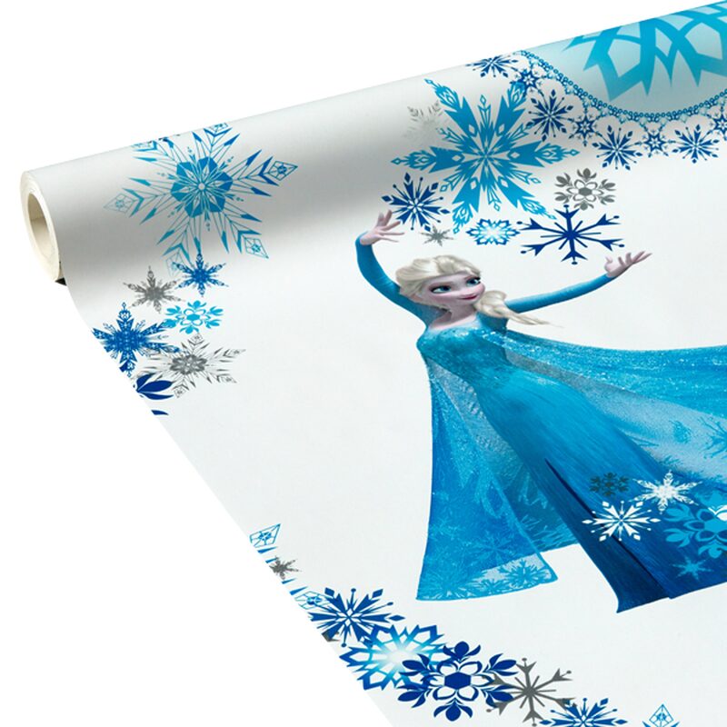 DISNEY Classeur A4 rigide Reine des Neiges Elsa et Anna foret fond bleu pas  cher 