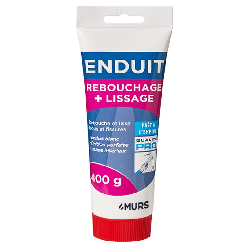 4MURS Enduit de rebouchage et lissage 1 Kg - 4MURS