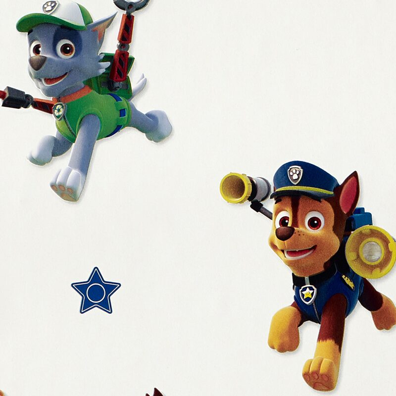 Frise de papier peint adhésive paw patrol - la pat' patrouille bleu et vert  - 600027 - 14 x 500 cm 600027 - Conforama