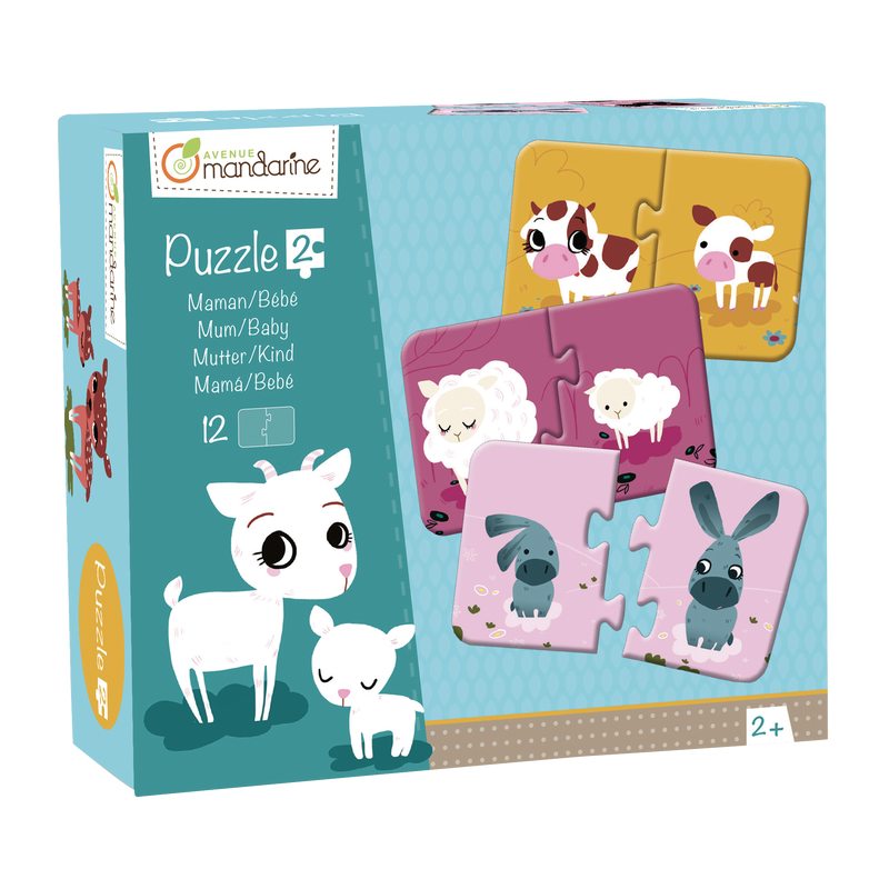 Jeux Puzzle Maman Bebe Coloris Multicolore Generique 4murs