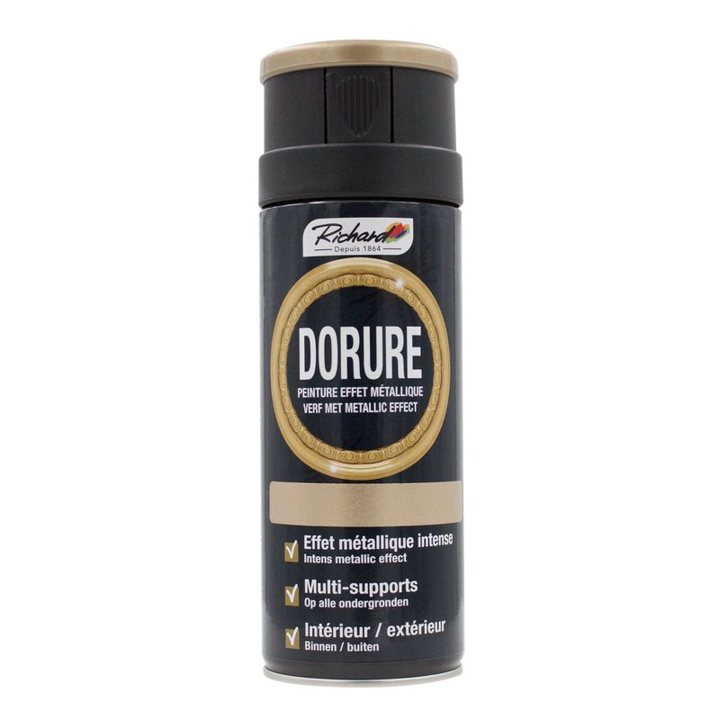 Richard Peinture DORURE Acrylique or pâle Brillant 0,4 L - 4MURS