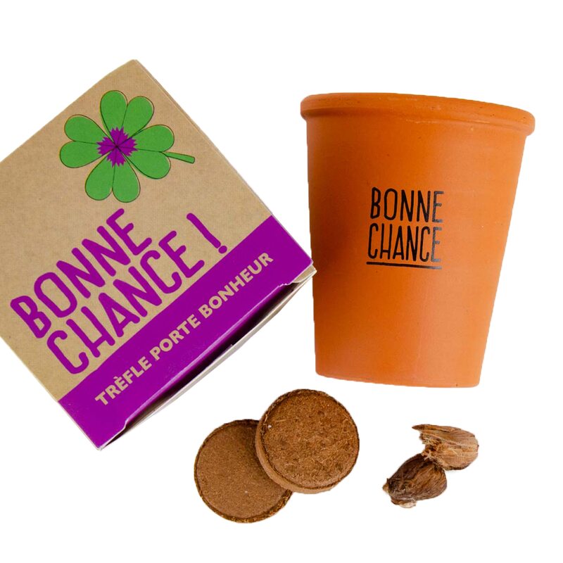 Cadeau porte bonheur  COFFRET BONNE CHANCE