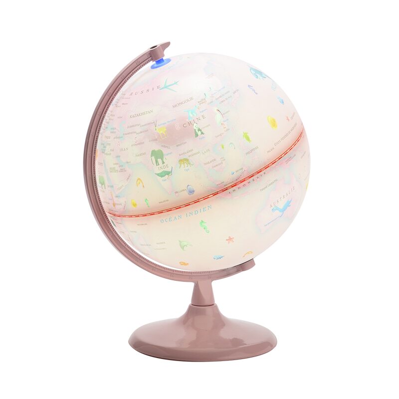 Globe Terrestre Orion Lumineux 20cm Français - Buroval