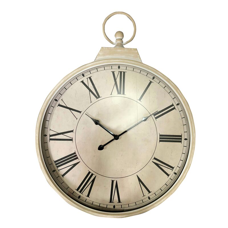 4MURS Horloge gousset GLADYS coloris blanc cass 4MURS