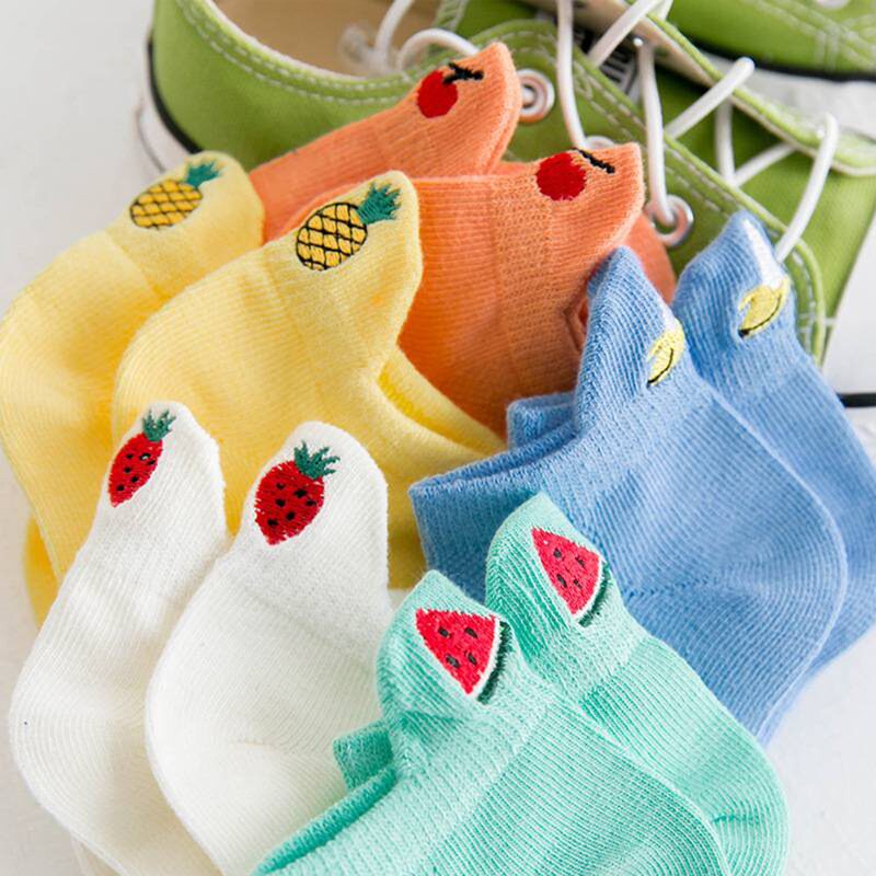 Tites Chaussettes COFFRET LANGUETTE FRUIT multicolore 4MURS