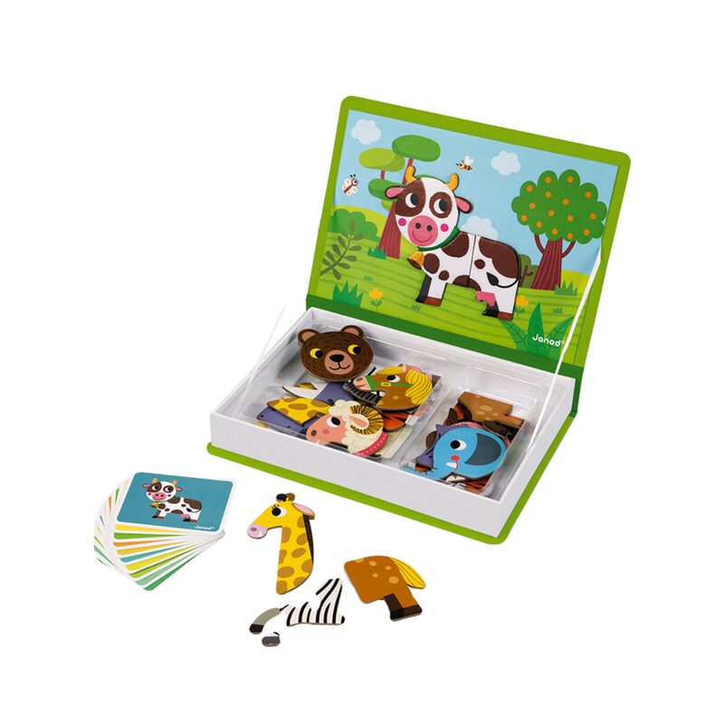 Jouet éducatif Animaux en bois, jeu d'assemblage pour jeunes enfants, 21 x  2 x 17 cm - Votre boutique en ligne suisse d'articles en matières naturelles