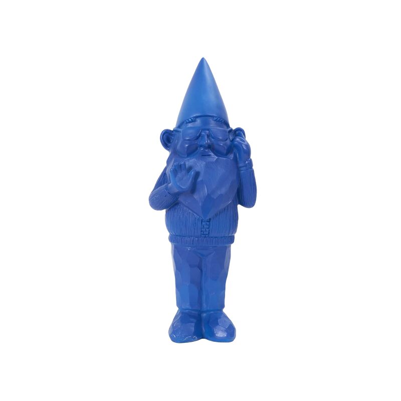 Gnome de jardin : nain de jardin, turquoise, 50 cm