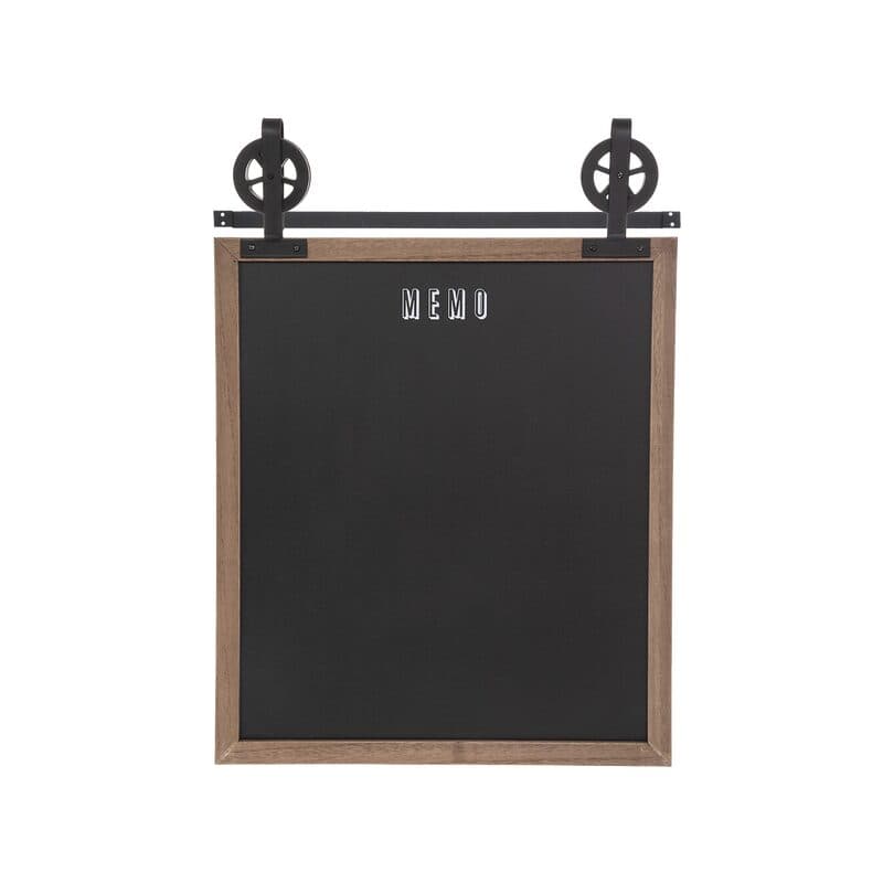 Tableau mémo board noir L.50 x l.50 cm